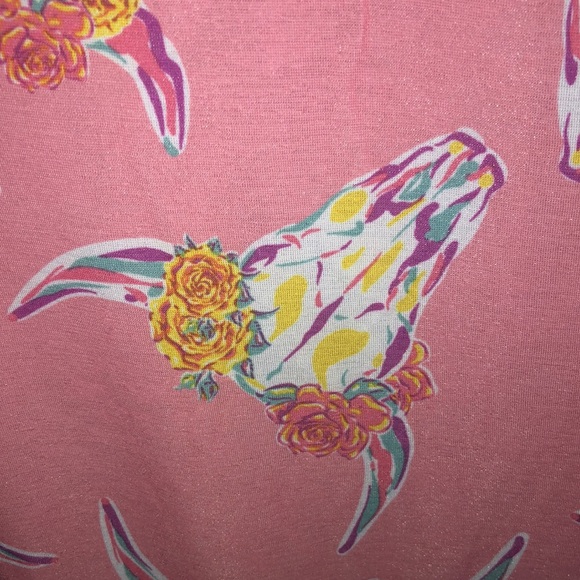 💕SIMPLY SOUTHERN💕WILD COW SKULL TASSEL DRESS💕 - Picture 10 of 10